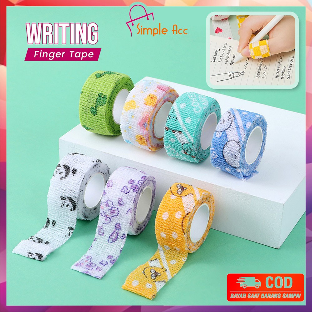 

DO-A83 Finger Tape Motif Lucu Plester Pelindung Jari Pelajar Serbaguna / Writing Finger Tape Perlengkapan Sekolah / Protective Tape Perban Jari Aesthetic