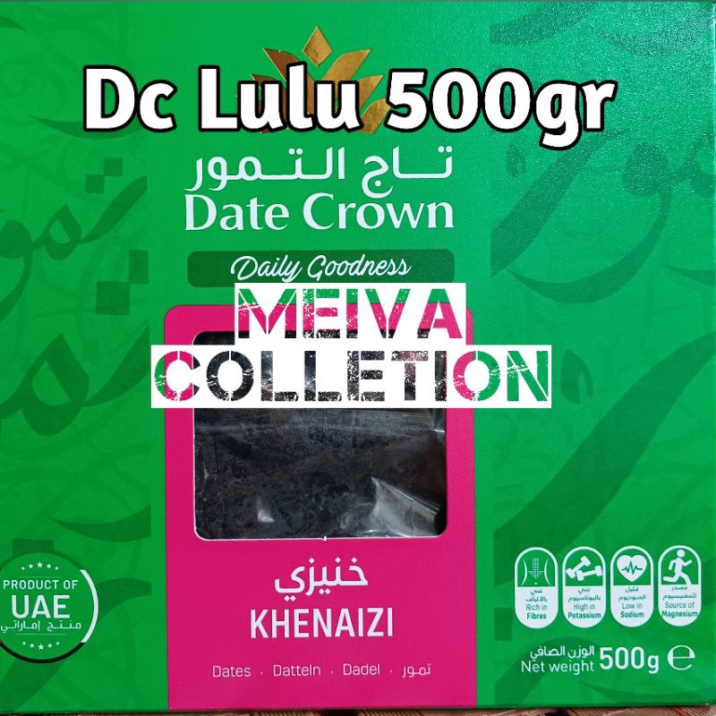 

Kurma date crown khenaizi 500gr exp November 2026/kurma/manisan