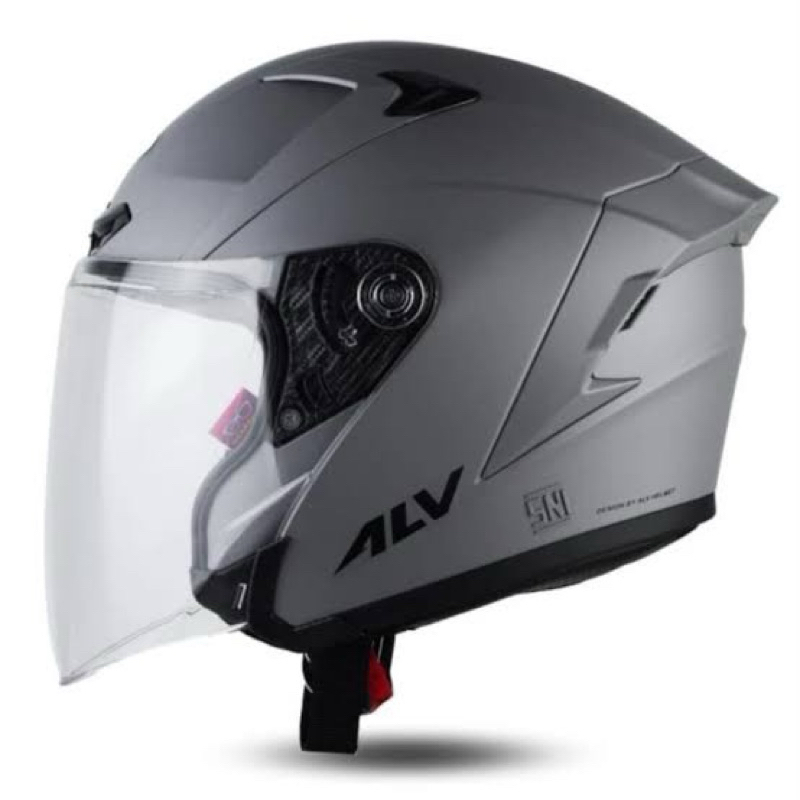 Helm alv ultron visor bening dan silver