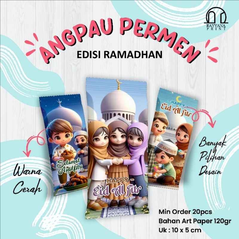 

Angpau Lebaran Unik / Amplop Permen Idul Fitri