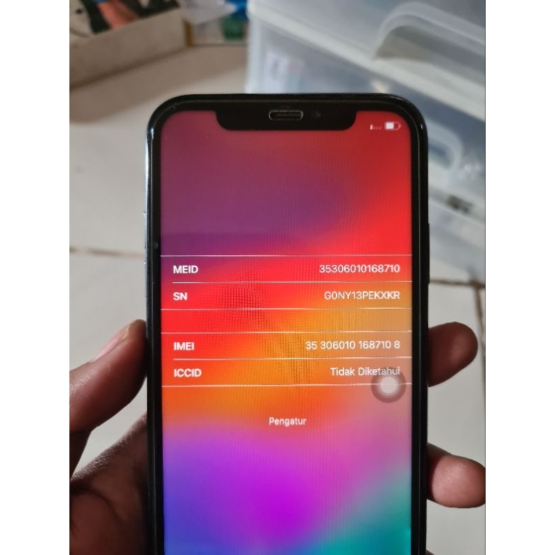 mesin iphone xr 128gb icloud