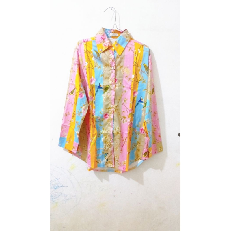 Smile Shirt - Atasan Wanita / Kemeja Wanita / Kemeja Premium BKK / OOTD Terkini