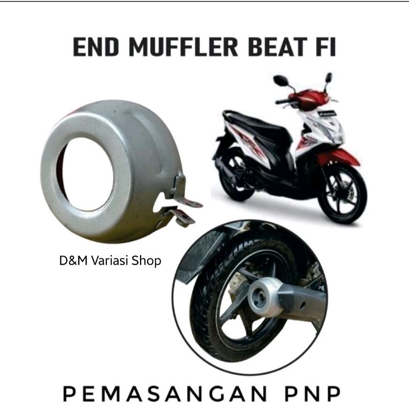 End Muffler Corong Knalpot Beat Fi New Esp Beat Karbu Beat Street