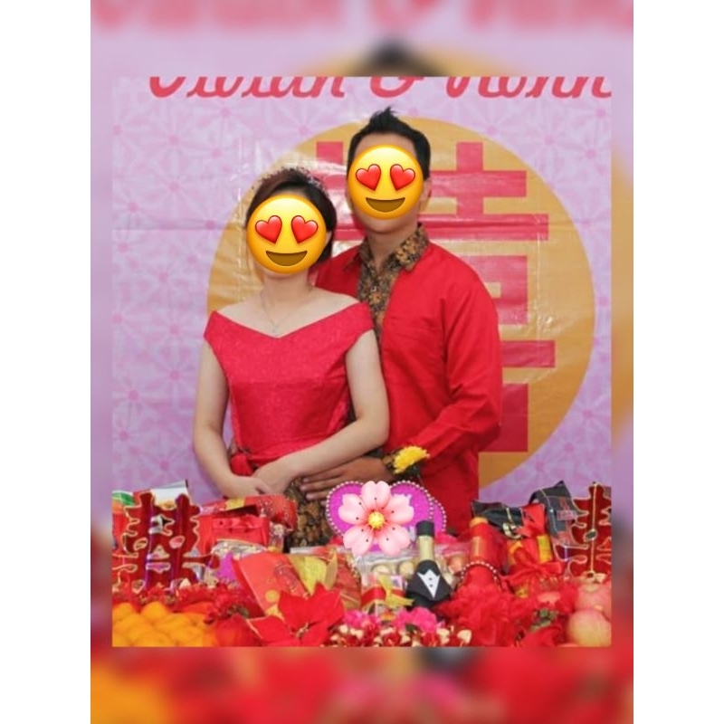 PRELOVED Couple Dress / Dress Batik / Kemeja Batik / Cheongsam / Sangjit