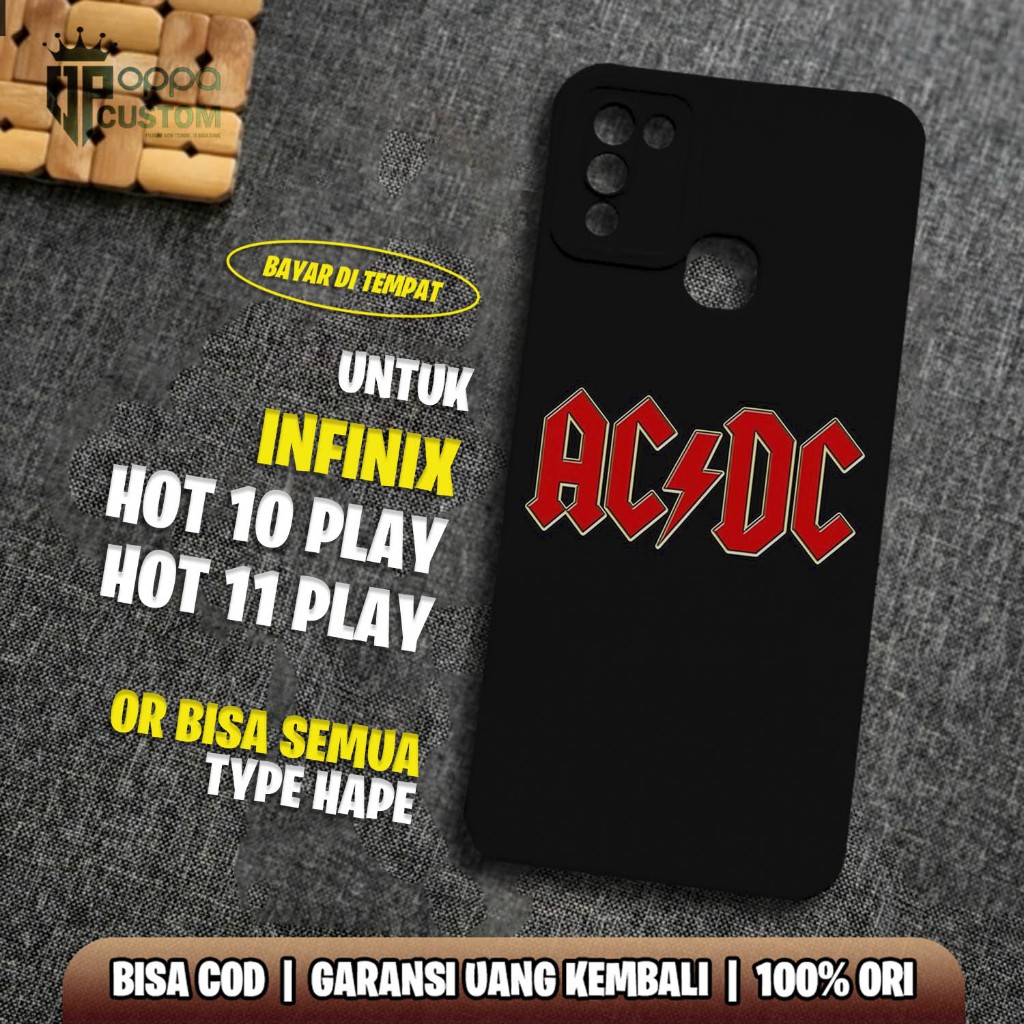 CASING INFINIX HOT 10 / 11 Play - Motif  [ BAND ] Case Hp Infinix hot 10 Play - Infinix hot 11 Play 
