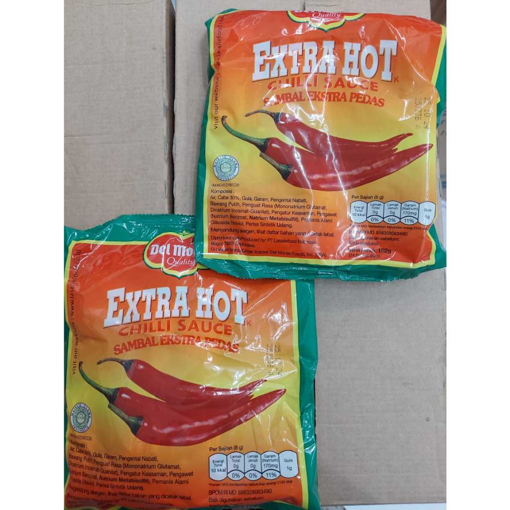 

192gr Delmonte Xtra Hot Sachet (isi 24x8g)