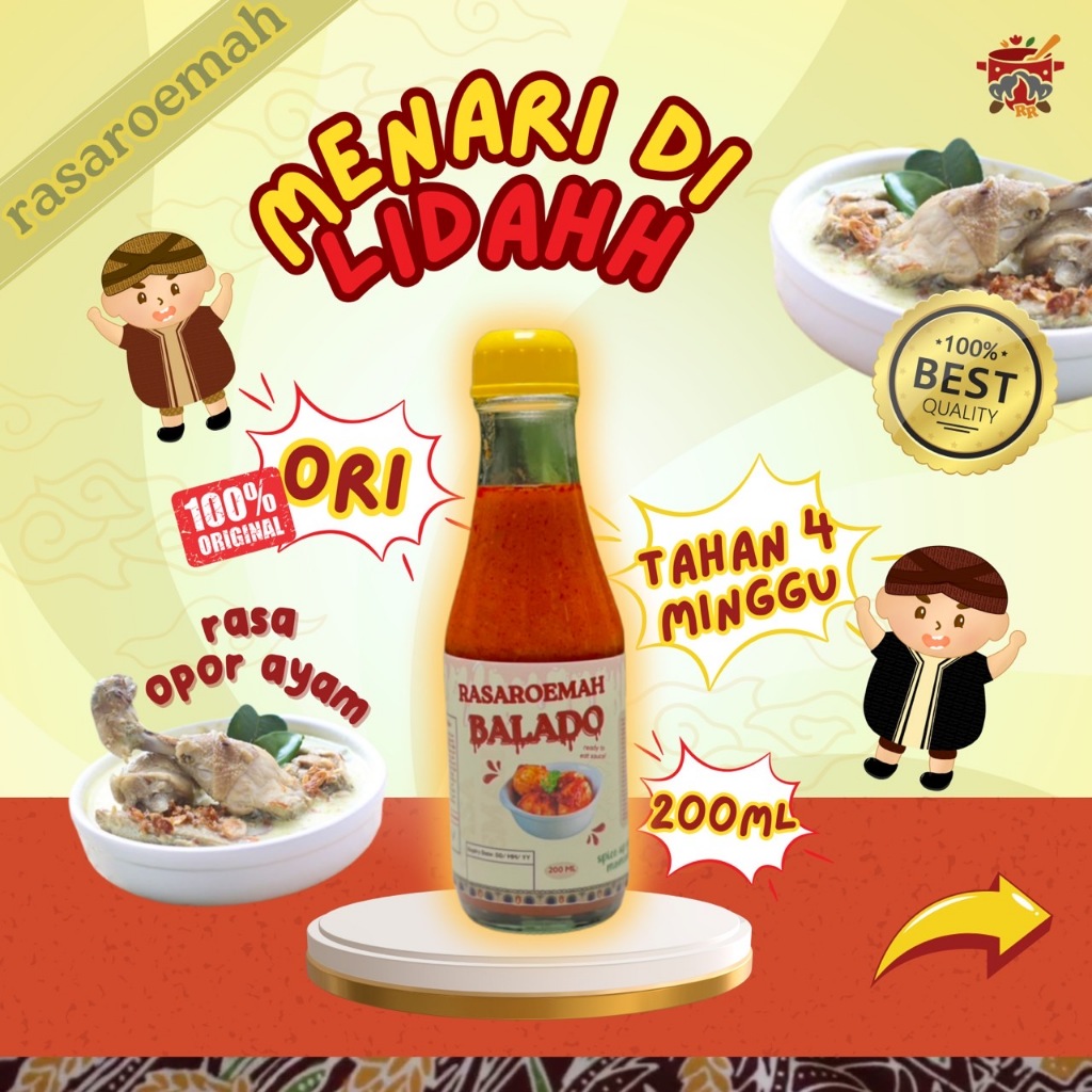 

[200ml] Saos Rasa Roemah - Balado