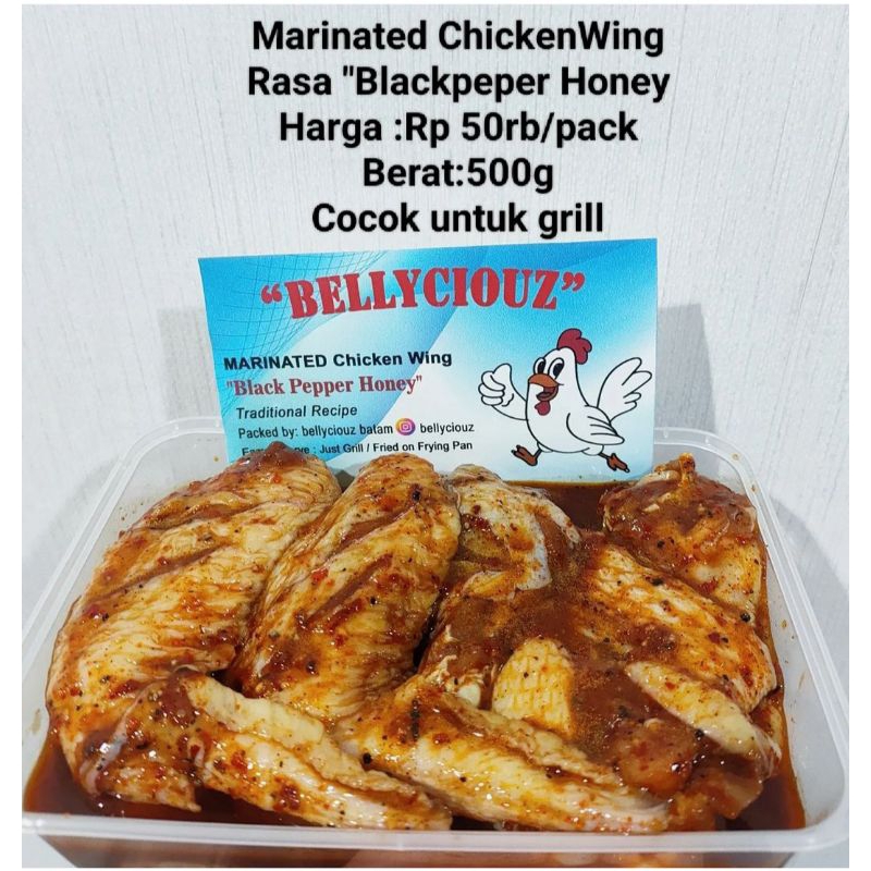 

chicken wing black pepper honey
