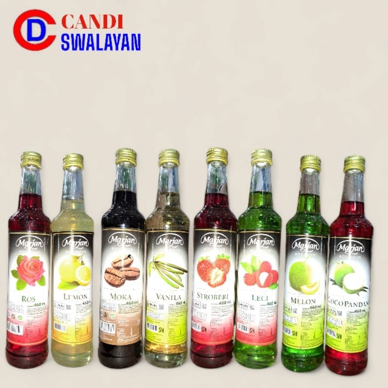 

MARJAN Sirup Spesial 460ml Coco Pandan | Melon | Lemon | Ros | Mocca | Vanila | Leci | FruitPunch | Strawberry