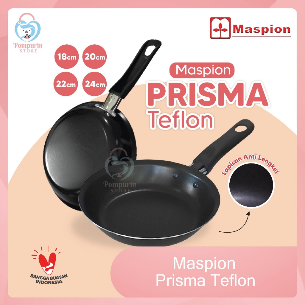 Maspion PRISMA Teflon - Teflon Penggorengan Anti Lengket by Maspion