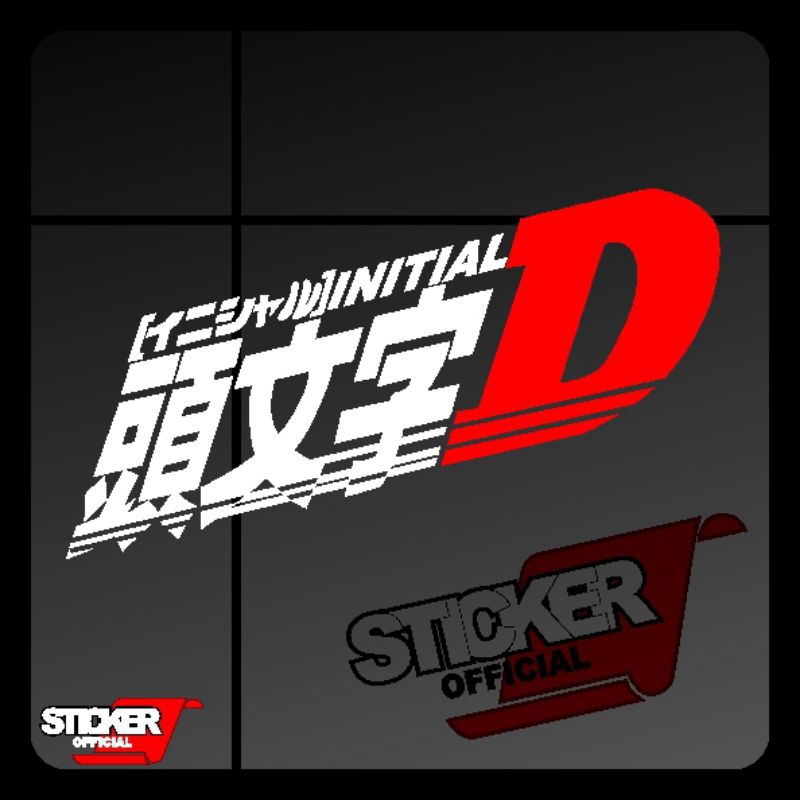 

sticker initial murah