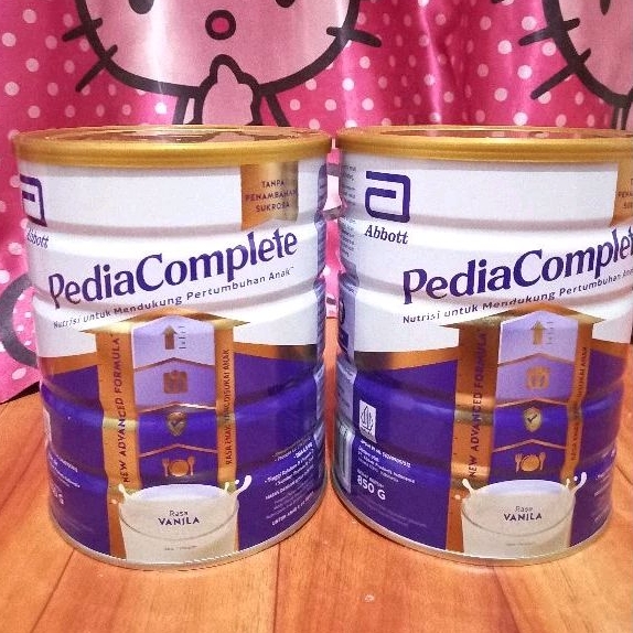 PEDIACOMPLETE VANILA / PEDIASURE COMPLETE KALENG 850 GRAM / KALENG BEKAS SUSU ANAK