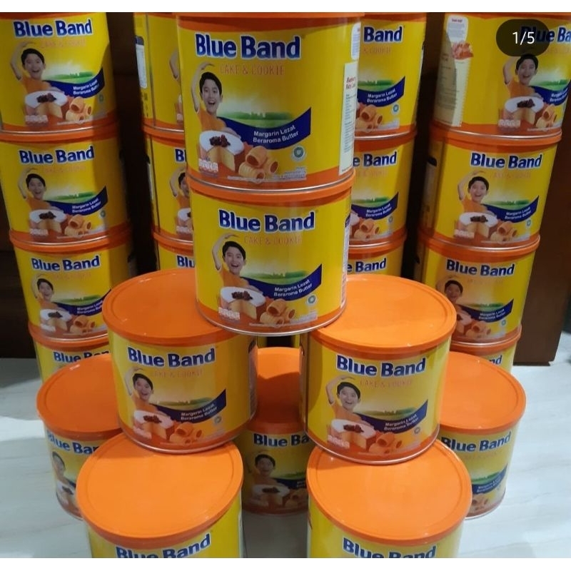 

blueband cake and cookies 2kg / mentega blue band cake and cookie kaleng 2kg