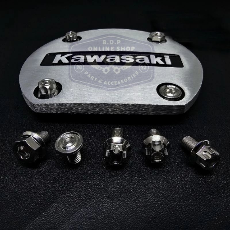 probolt stainless baut tutup cover blok ninja R SS KIS RR ZX 150