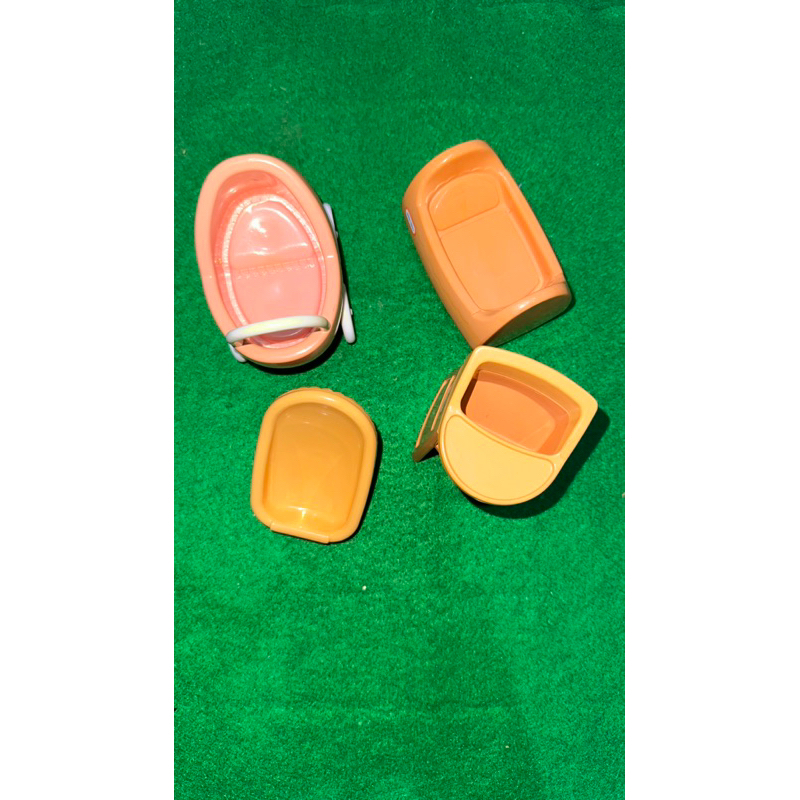 preloved mainan anak perempuan stroler bayi barbie set perlengkapan bayi