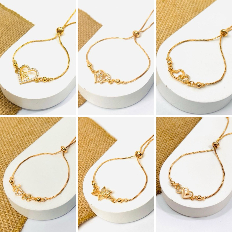 GELANG TANGAN SERUT LAPIS EMAS Dewasa Remaja Wanita Trend Elegan