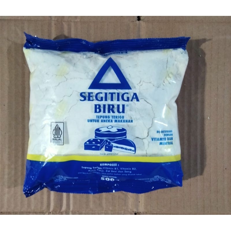 

Tepung terigu segitiga biru 500 gr
