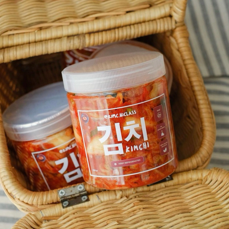 

KIMCHICLASS Kimchi 1KG - Kemasan jar 500gr x 2