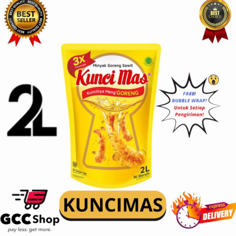 

Best Produk Minyak goreng kunci mas 2 Liter W9