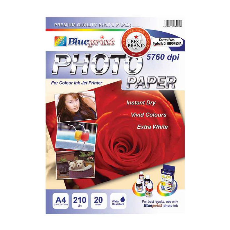 

LIMIT Blueprint BPGPA419 Photo Paper A4 MawarBlueprint BPGPA419 Photo Paper A4 Mawar