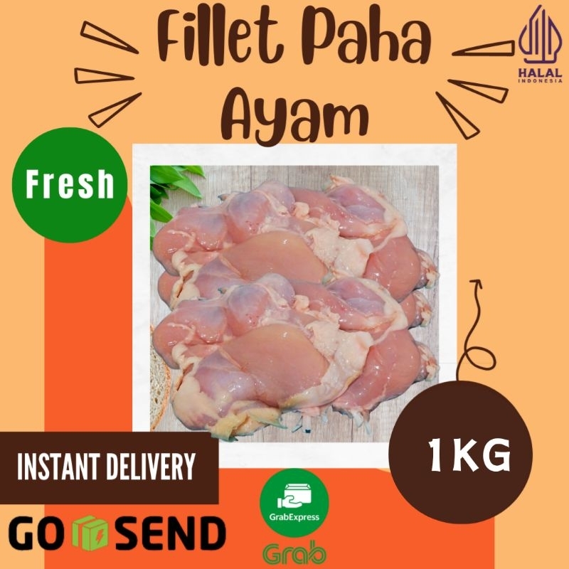 

Fillet Paha Ayam / Boneless Paha Ayam (Chicken Thigh Fillets) 1kg