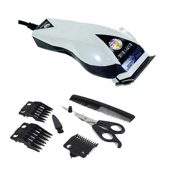 PRODUCT TERKECE Happy King Alat Cukur Rambut Hair Clipper  HK9 PutihHappy King Alat Cukur Rambut Hai