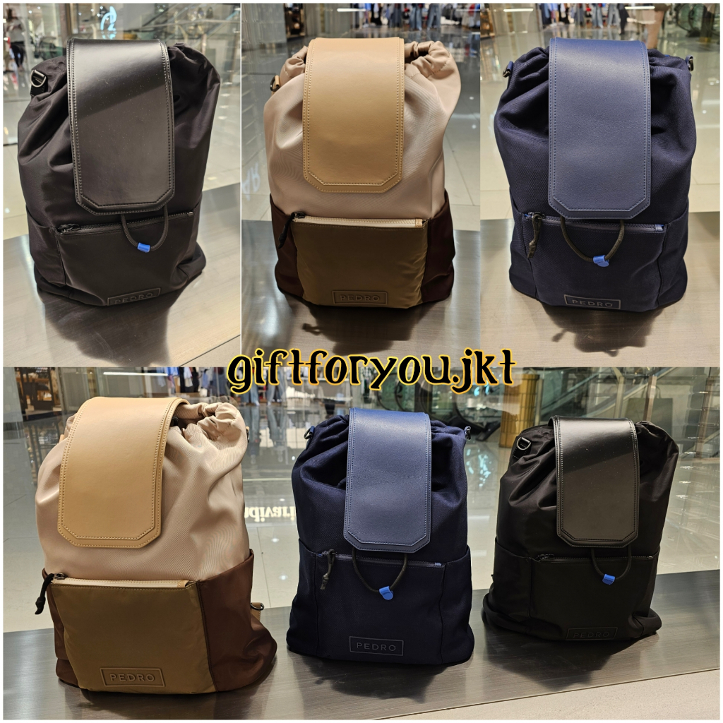 Tas Ransel Pedro Gordon Backpack Laptop Original Man Bag Pria Cowok Tas Punggung Nylon Official