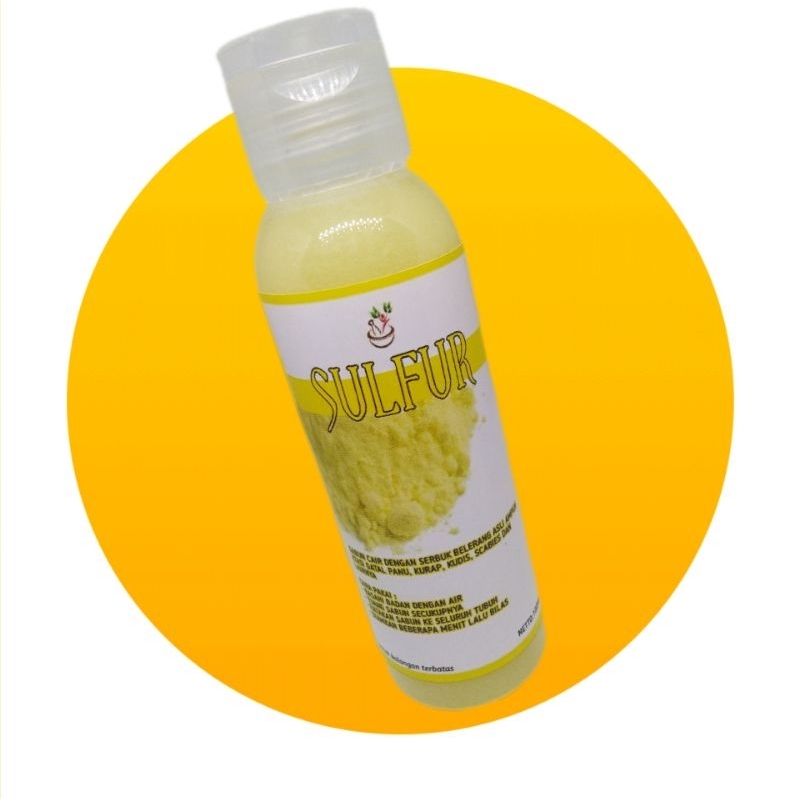 Sabun Cair Belerang Sulfur Liquid Soap untuk gatal panu kudis kurap scabies