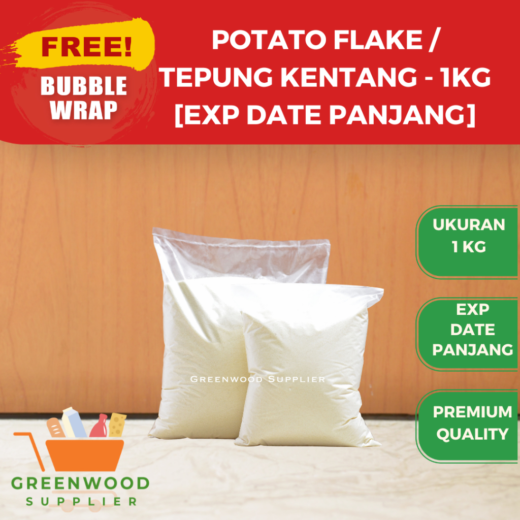 

Potato Powder / Tepung Pati Kentang - 1KG (PREMIUM)