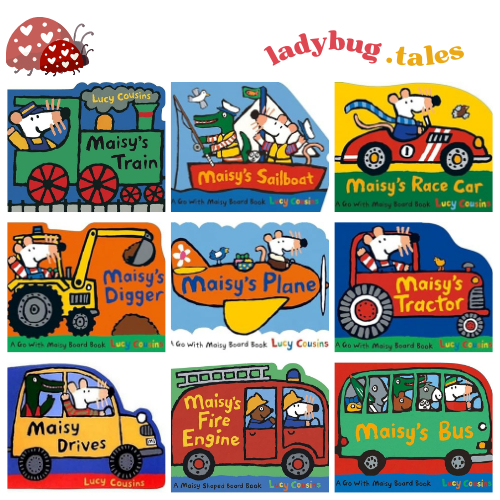 Maisy's Board Book / Drive, Train, Tractor, Fire Engine, Plane, Race Car / Board Book