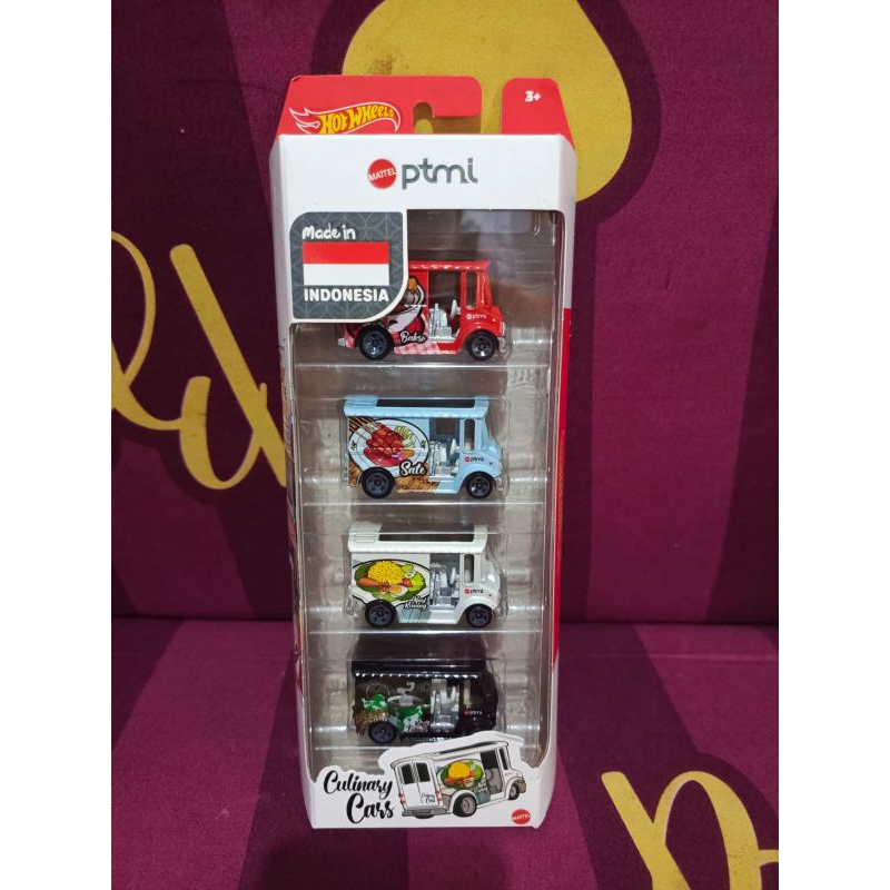 Hotwheels Culinary Cars Made in indonesia