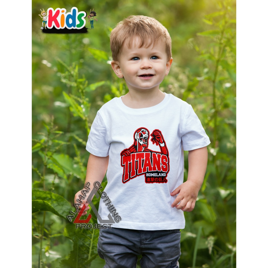 BAJU ANAK TSHIRT KIDS ATTACK ON TITAN TITAN MODE KAOS ANAK ANAK TITAN MODE ATTACK ON TITAN