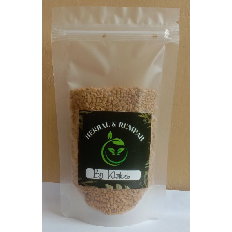 

Biji Klabet/Hulbah/Fenugreek 100gr