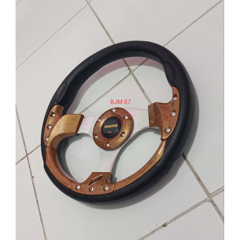 Real Stir Racing Mobil Ring 13 inch Wood Kayu