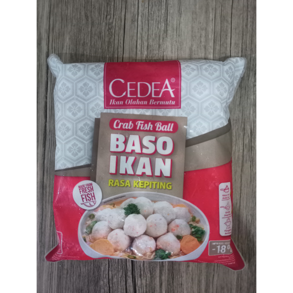 

Cedea Bakso Ikan Rasa Kepiting 500gr