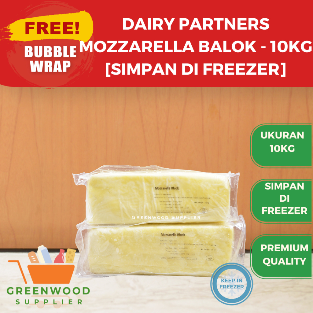 

Dairy Partners Mozzarella Cheese Block - 10KG