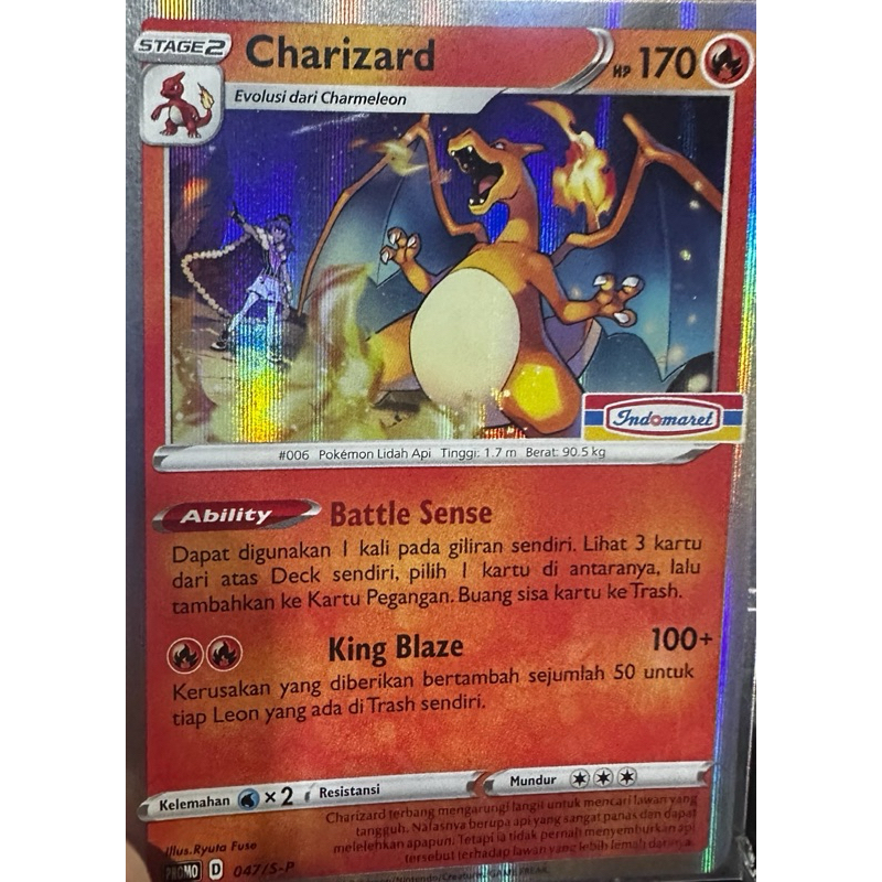 charizard kartu promo indomaret TCG indonesia