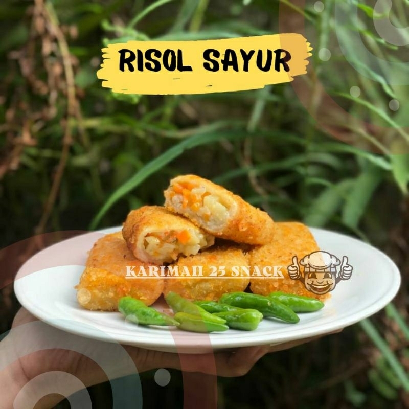 

Risoles frozen karimah isi wortel kentang 5 pcs