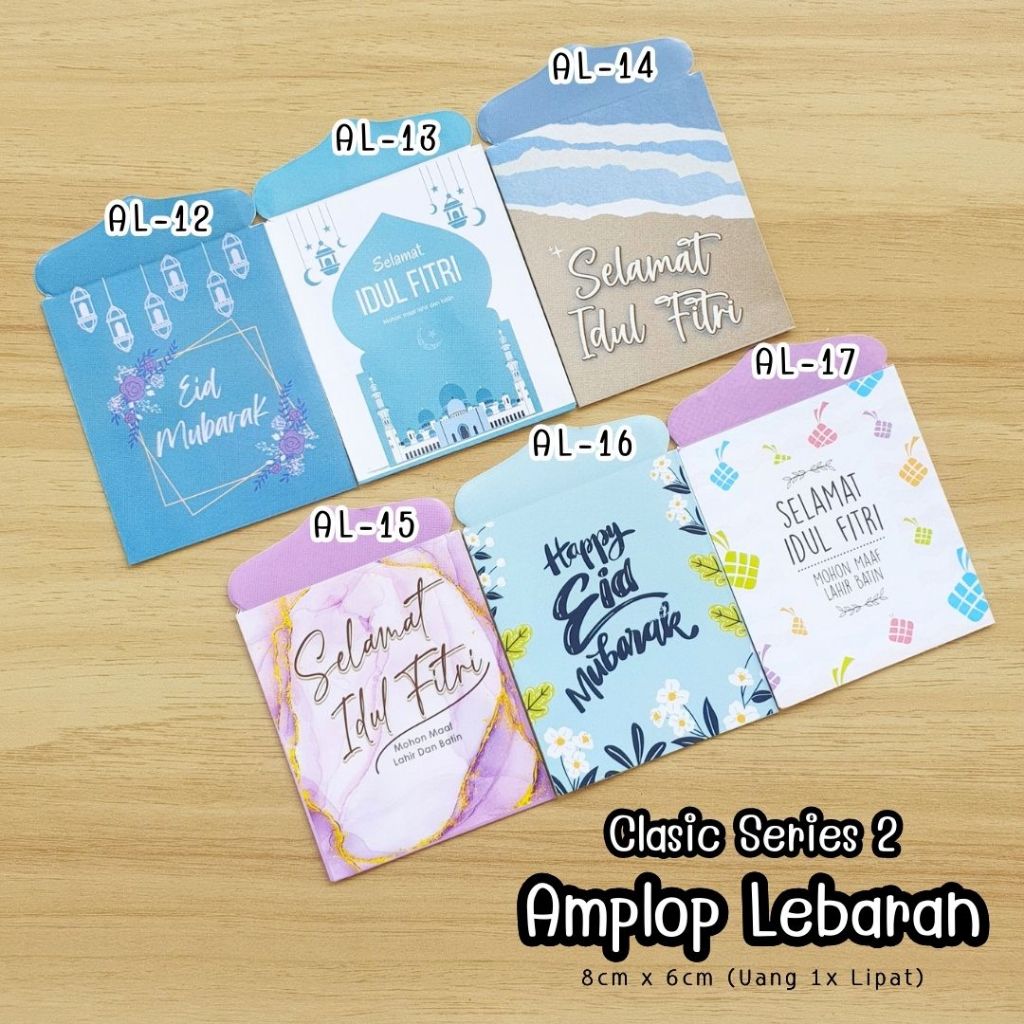 

[1 PACK isi 10 Pcs] Amplop Angpau Lebaran 2025 Clasic Series Amplop Lebaran 2025