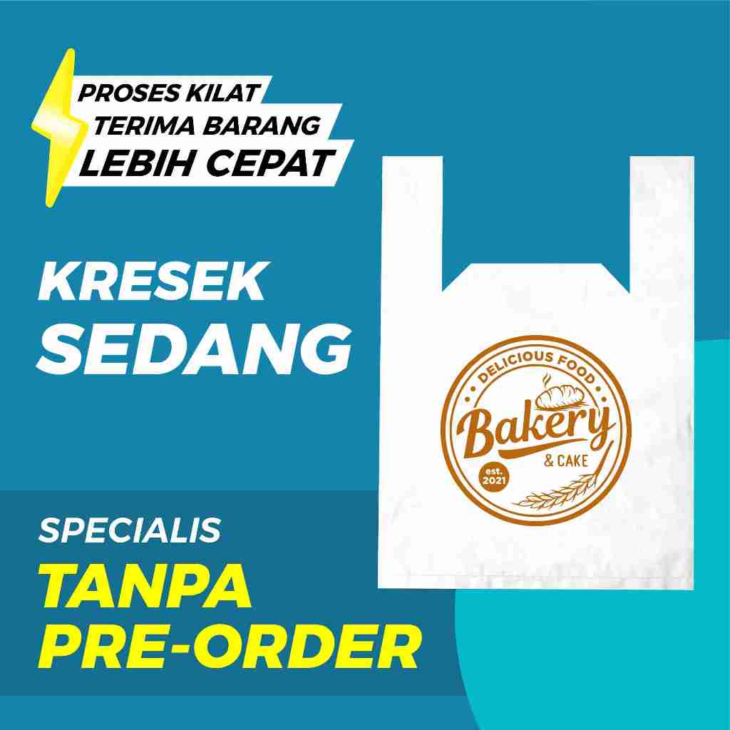

Plastik Sablon Packing Olshop Kresek Sedang Tanggung Tanpa Pre Order Free Design