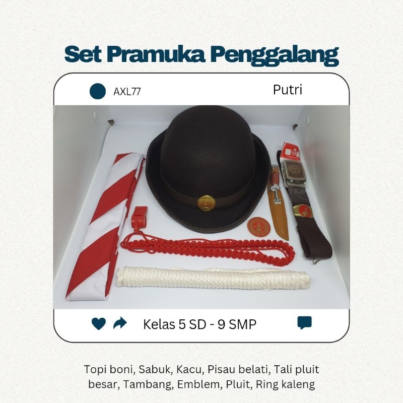 

SET PRAMUKA SIAGA PENGGALANG PENEGAK (SD, SMP, SMA)