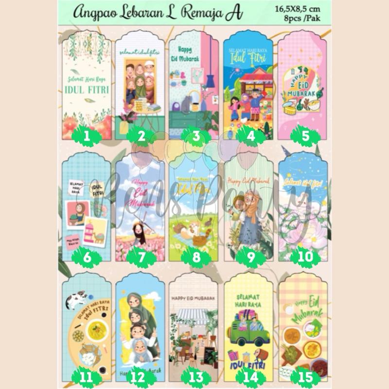 

ANGPAO / AMPLOP UANG LEBARAN IDUL FITRI