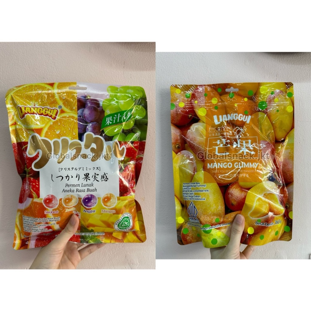 

[360GR] LIANGGUI PEELED FUDGE ORANGE GUMMY / STRAWBERRY / MANGO / ASSORTED JELLY