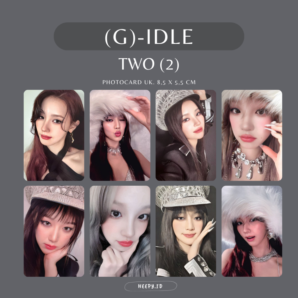 [G-IDLE] UNOFFICIAL PHOTOCARD (G)-IDLE TWO