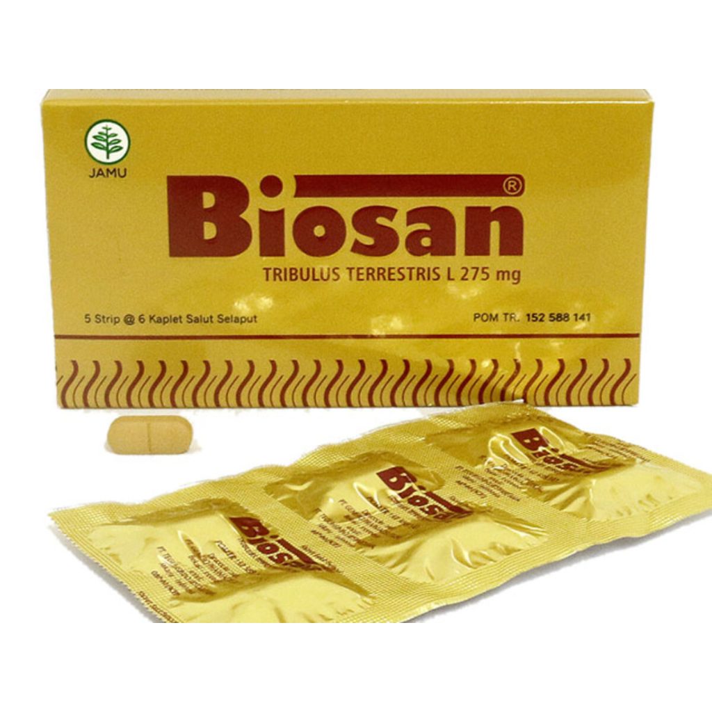 Biosan 30's Kaplet Metiska / Tribulus Terrestris / Vitamin Kesuburan Pria
