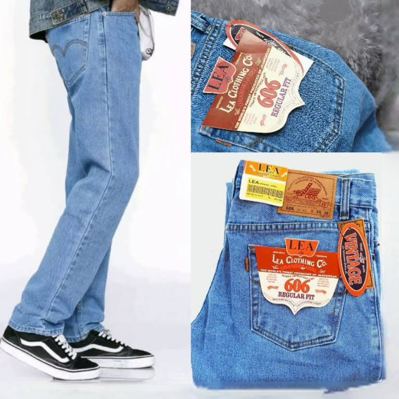 Lea Jeans/ Denim/ Celana jeans pria/ Celana Jeans Formal