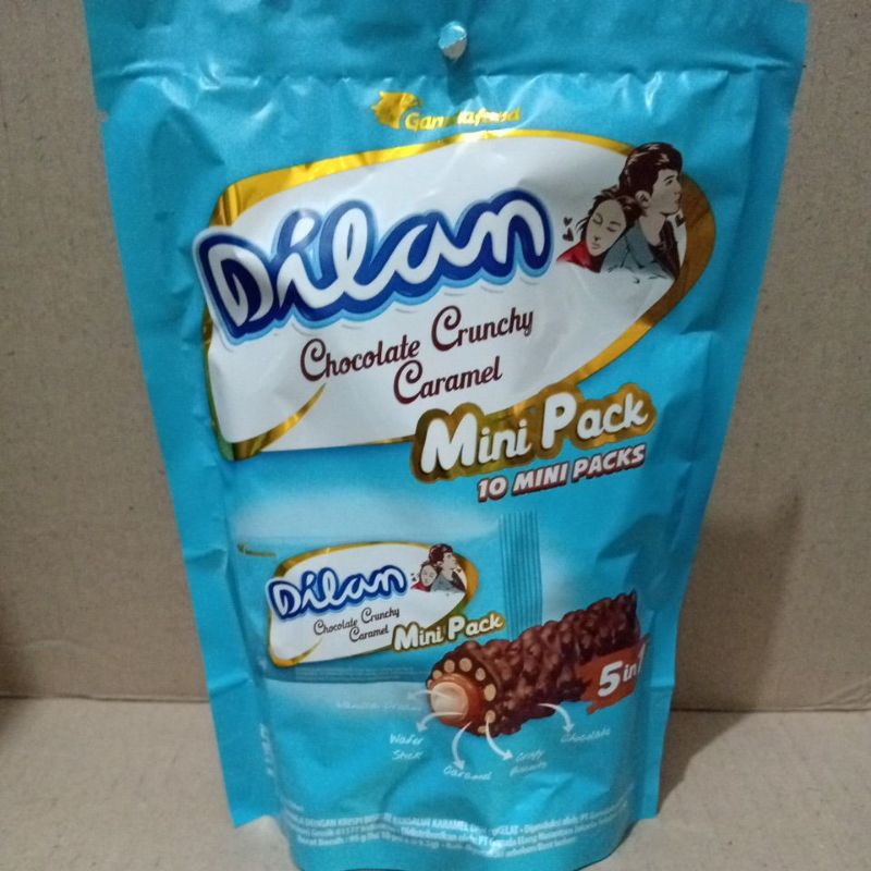 

Chocolate Crunchy Caramel Dilan Isi 10