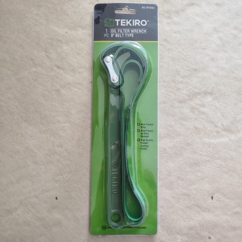Tekiro 9" inch Kunci Pembuka Filter Oli Solar Model Sabuk Kulit Oil Belt Wrench