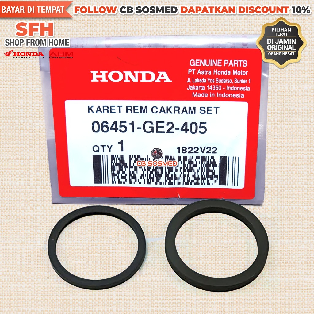 O-Ring Seal Caliper Rem Depan SUPRA X 125 Oring Sil Kaliper Depan SUPRA X125 INJEKSI Seal Set Piston