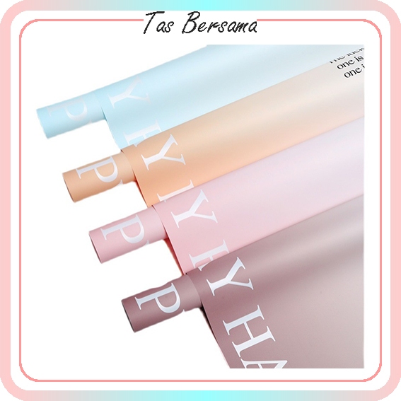 

[1 PACK ISI 20 LEMBAR] Kertas Buket Bunga Flower Wrapping Motif Love Quotes Cellophane Kertas Kado KB6133